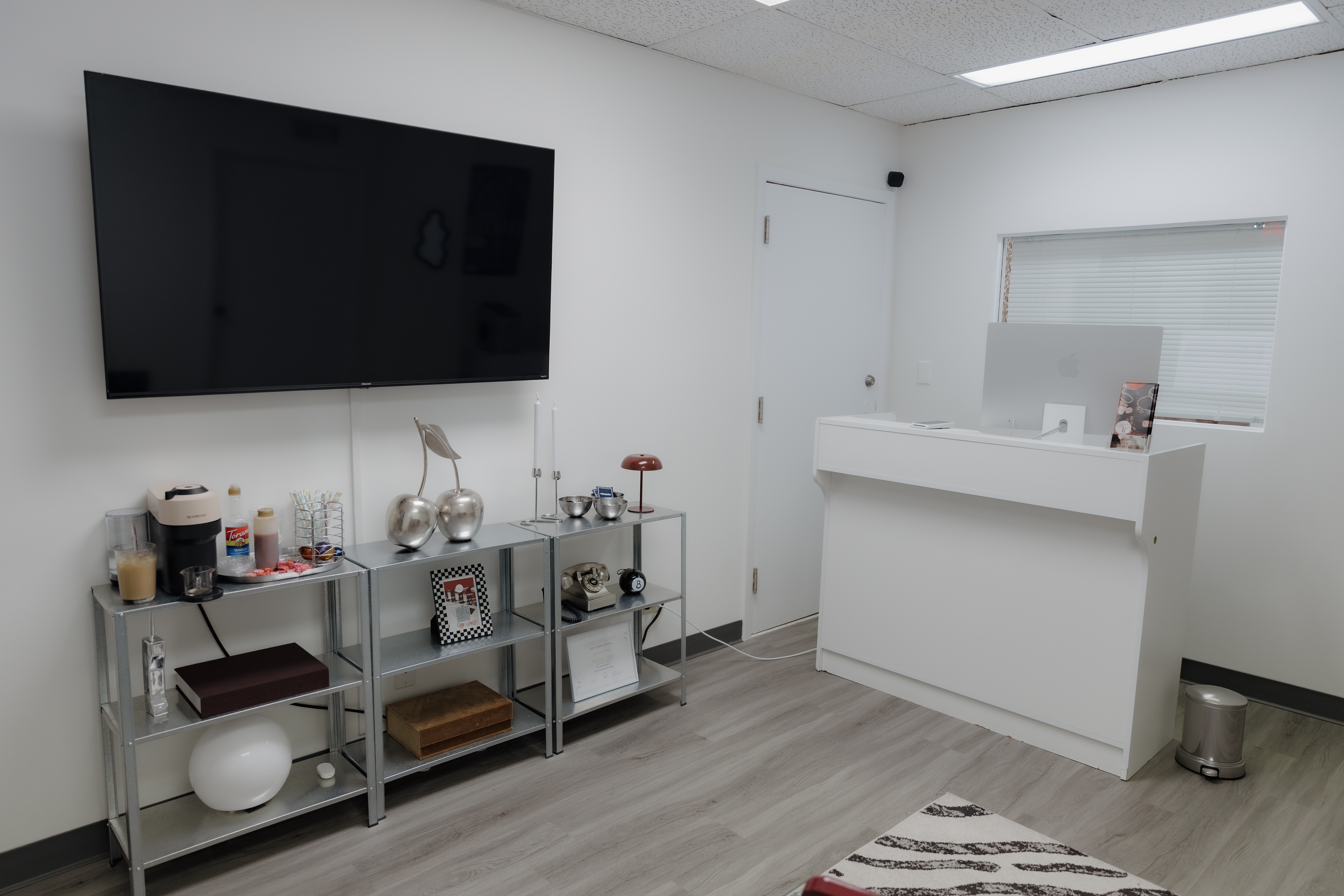 Wax Regardless studio reception area